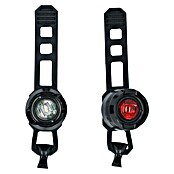 Dresco Fietsverlichtingsset Bullet (Led, Rood / Wit) | BAUHAUS