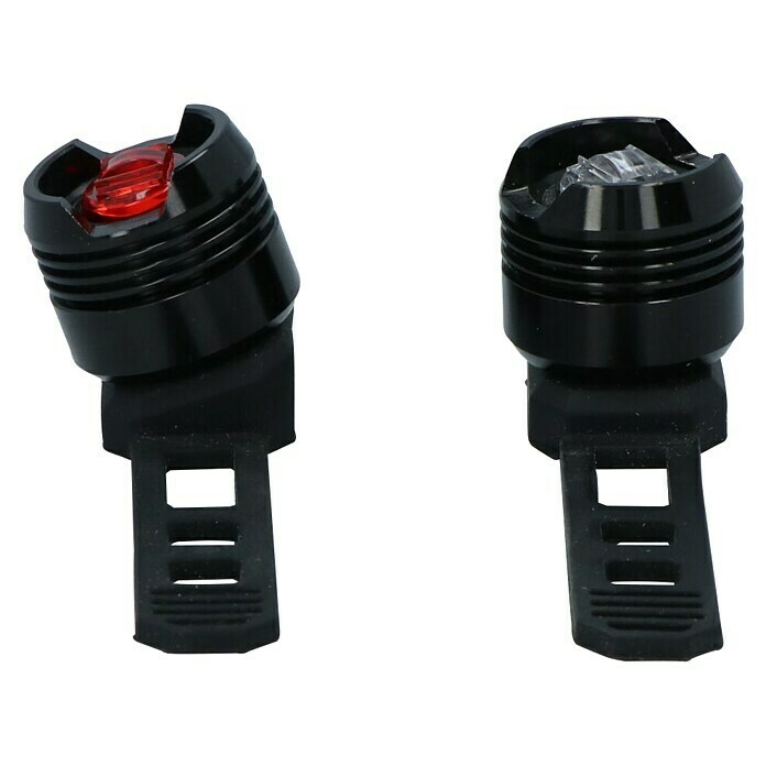Dresco Fietsverlichtingsset Bullet (Led, Rood / Wit) | BAUHAUS