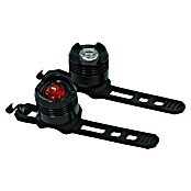 Dresco Fietsverlichtingsset Bullet (Led, Rood / Wit) | BAUHAUS