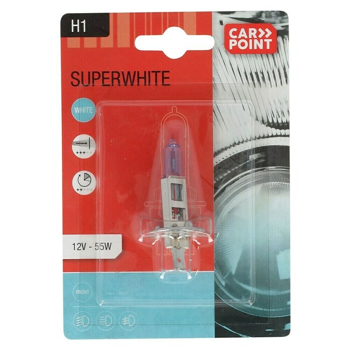 Carpoint Rem- en achterlichtlampen Superwhite (12 V, 1 st., H1) | BAUHAUS
