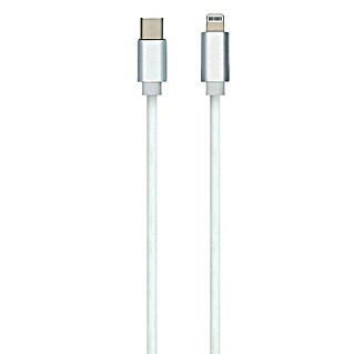 Carpoint USB-kabel USB-C naar 8pins Lightning (100 cm, Wit)