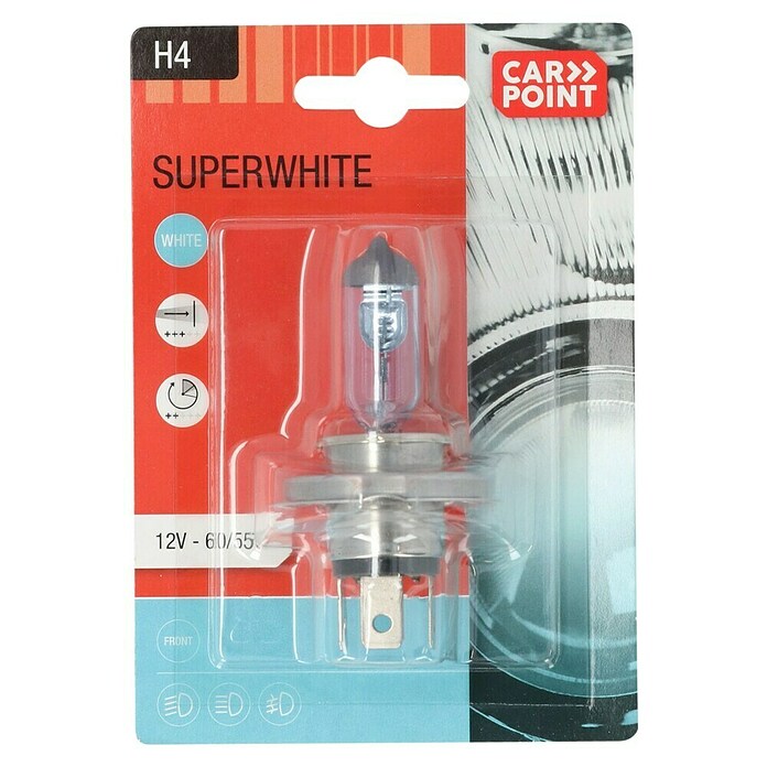 Carpoint Rem- en achterlichtlampen Superwhite (H4) | BAUHAUS