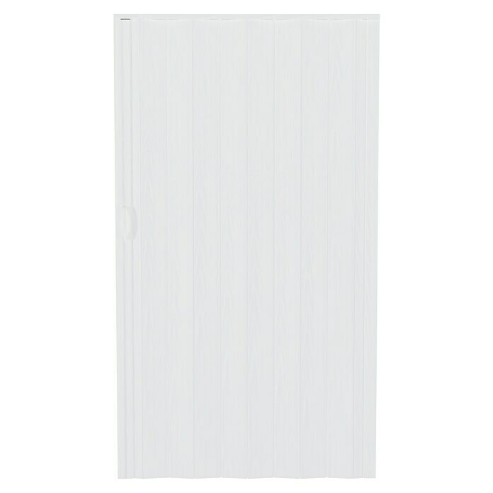 Falttür (Esche Weiß, PVC, 100 x 200 cm)