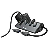 Hama USB-Hub-Kartenleser 5 Ports, 3x USB-A, SD, microSD (Anthrazit/Schwarz) | BAUHAUS