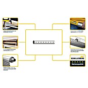 Schellenberg Achtkantwelle Maxi (Geeignet für: Rollladen-Maxi-Systeme) | BAUHAUS