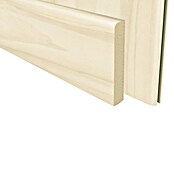 LOGOCLIC Fußleiste K 58 Polar Birke (2,6 m x 10 mm x 58 mm)