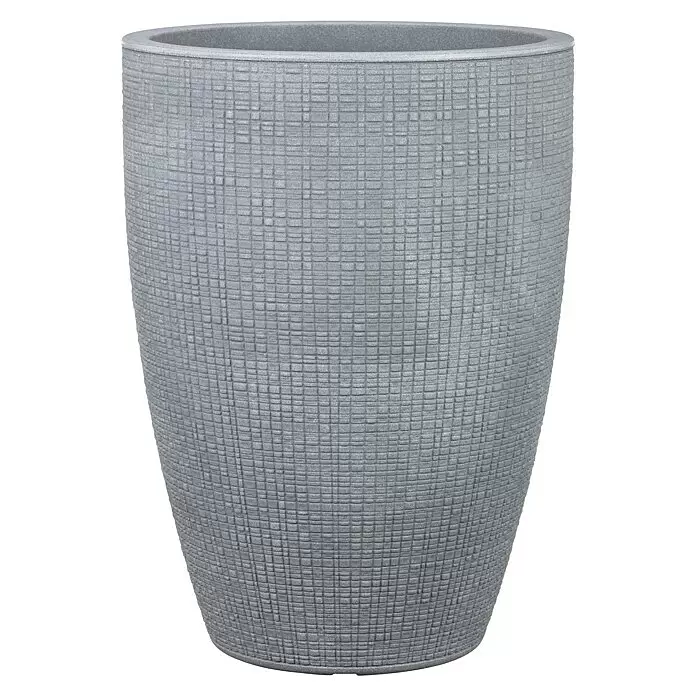 Scheurich Barceo Pflanzsäule rundAußenmaß (Ø x H): 39 x 53,5 cm, Kunststoff, Steingrau