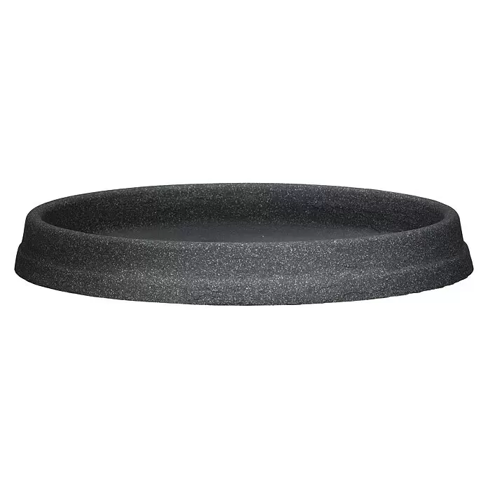 Scheurich Blumentopf-Untersetzer MarcellaAußenmaß (Ø x H): 44,5 cm x 4,1 mm, Kunststoff, Schwarz granit