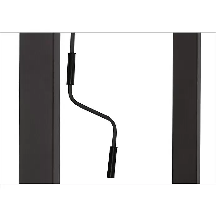 Sorara Pergola Mirador Classic - B x T: 300 x 400 cm, Farbe Gestell: Anthrazit, Aluminium - Flexibles schwarzes Kabel mit Schutzhülsen.