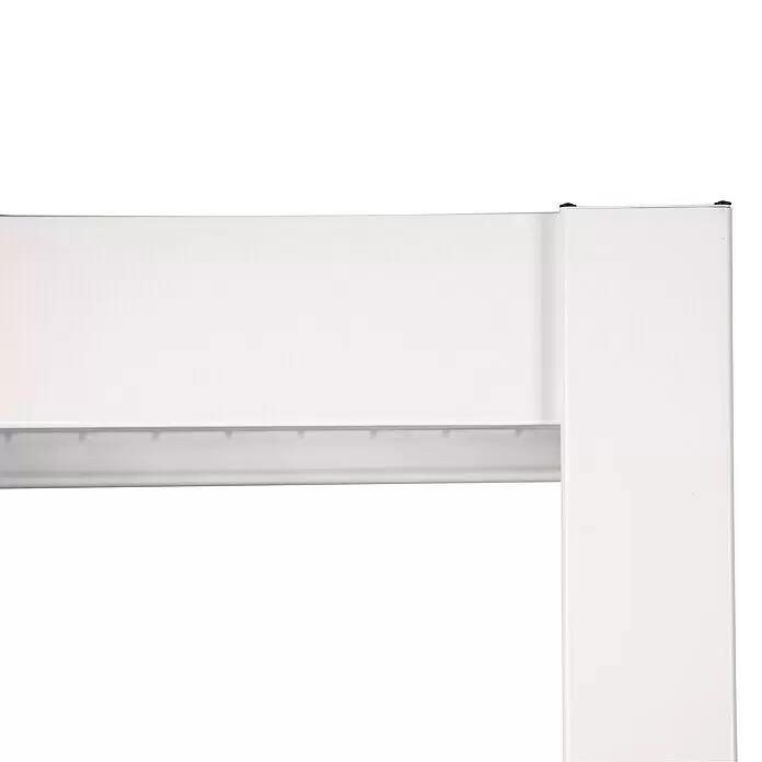 Sorara Pergola Mirador Classic - B x T: 300 x 400 cm, Farbe Gestell: Weiß, Aluminium - Weißes Metallgestell mit einer horizontalen Schiene.