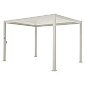 Sorara Lamellenpavillon Mirador Deluxe (B x T: 300 x 400 cm, Farbe Gestell: Weiß, Aluminium) | BAUHAUS