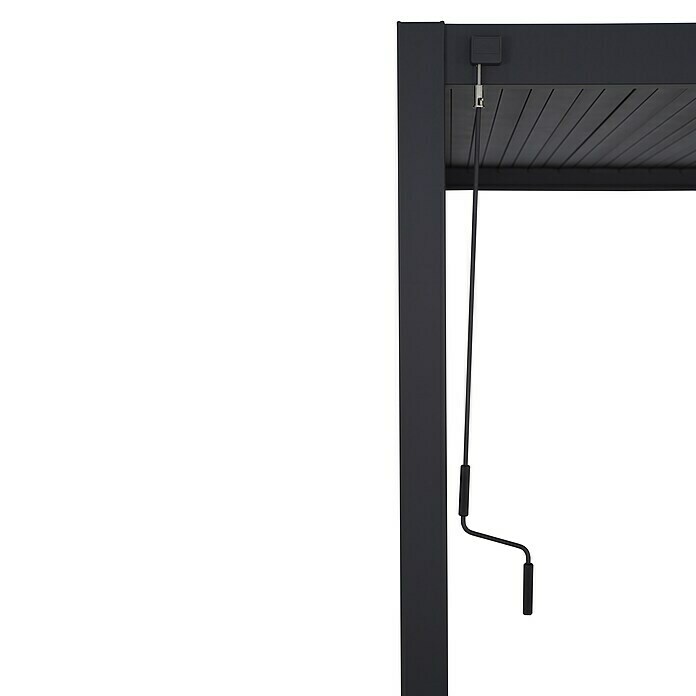 Sorara Lamellenpavillon Mirador Deluxe (B x T: 300 x 600 cm, Farbe Gestell: Anthrazit, Aluminium) | BAUHAUS
