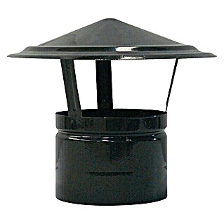 Sombrerete Chino (Diámetro: 175 mm, Esmaltado, Negro)