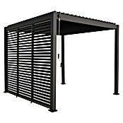 Sorara Pavillon-Seitenwand aus Lamellen (B x H: 113 x 240 cm, Anthrazit, Für die Modelle Classic und Deluxe mit Länge 360 cm) | BAUHAUS