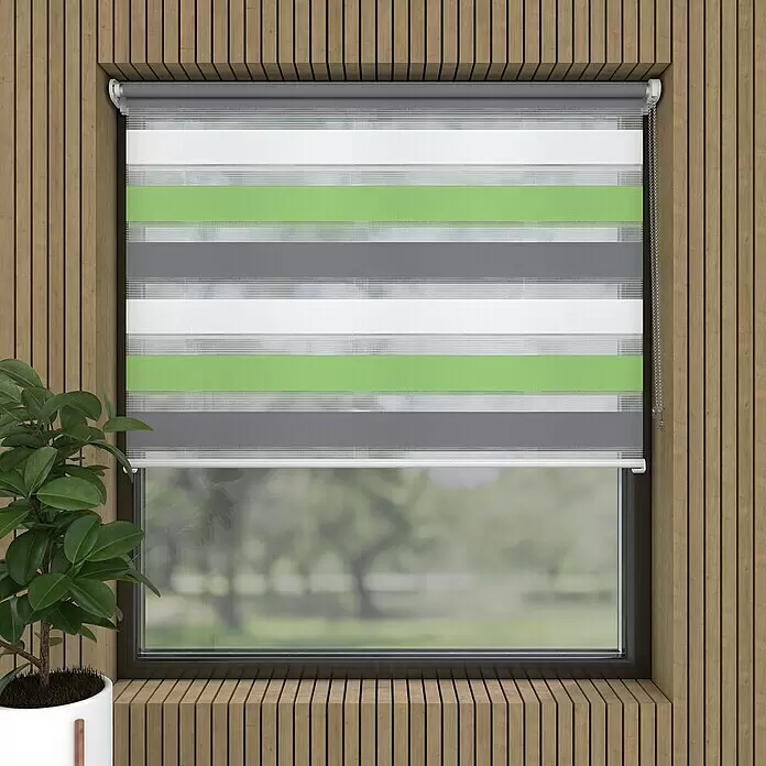 Expo Ambiente Doppelrollo Mini - B x H: 60 x 150 cm, Mehrfarbig - Stimmungsaufnahme