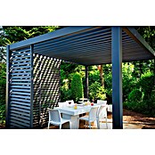 Sorara Lamellenpavillon Mirador Deluxe (B x T: 300 x 400 cm, Farbe Gestell: Anthrazit, Aluminium) | BAUHAUS