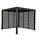 Sorara Pavillon-Seitenwand aus Lamellen (B x H: 113 x 240 cm, Anthrazit, Für die Modelle Classic und Deluxe mit Länge 360 cm) | BAUHAUS