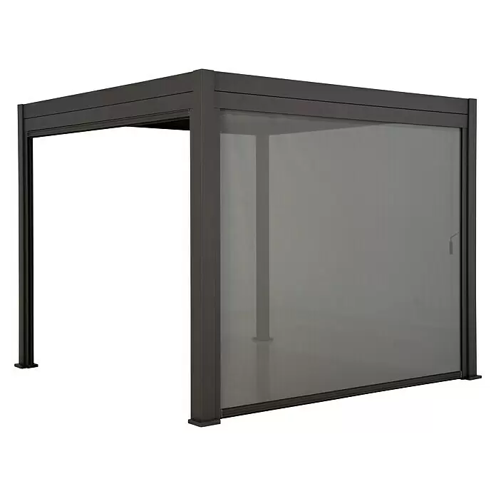 Sorara Seitenelement Rollo Solid & Basic300 cm, Anthrazit