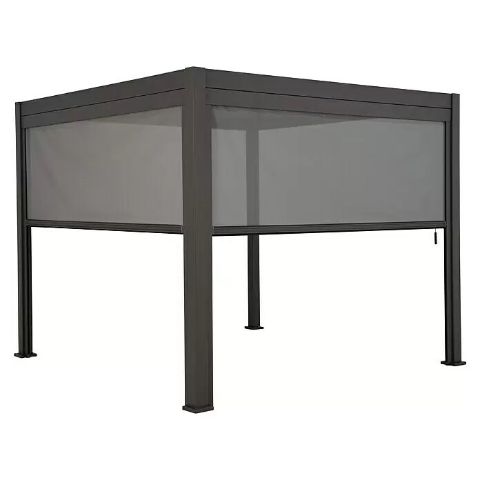 Sorara Seitenelement Rollo Solid & Basic300 cm, Anthrazit