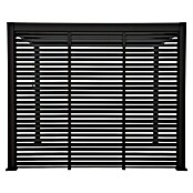 Sorara Pavillon-Seitenwand aus Lamellen (B x H: 113 x 240 cm, Anthrazit, Für die Modelle Classic und Deluxe mit Länge 360 cm) | BAUHAUS