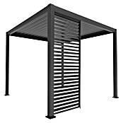 Sorara Pavillon-Seitenwand aus Lamellen (Anthrazit, Für die Modelle Classic und Deluxe mit Länge 360 cm) | BAUHAUS