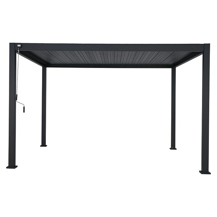 Sorara Lamellenpavillon Mirador Deluxe (B x T: 300 x 400 cm, Farbe Gestell: Anthrazit, Aluminium) | BAUHAUS