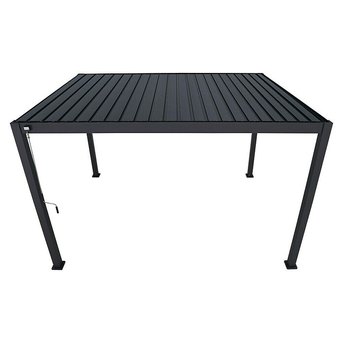 Sorara Lamellenpavillon Mirador Deluxe (B x T: 300 x 400 cm, Farbe Gestell: Anthrazit, Aluminium) | BAUHAUS