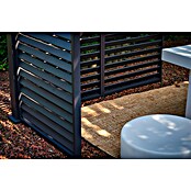Sorara Pavillon-Seitenwand aus Lamellen (B x H: 93 x 240 cm, Anthrazit, Für kurze Seite des Sunfun Lamellenpavillon Korfu) | BAUHAUS