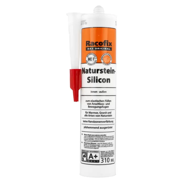 Racofix Naturstein-Silikon - Silbergrau, 310 ml