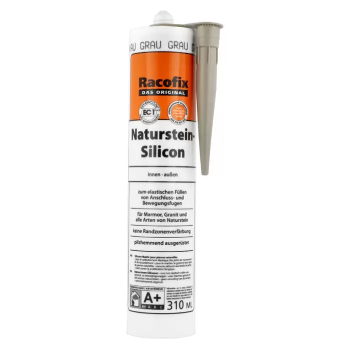 Racofix Naturstein-Silikon - Grau, 310 ml