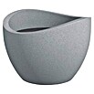 Scheurich Wave Globe Pflanztopf Wave Globe (Außenmaß (Ø x H): 39,5 x 29,3 cm, Kunststoff, Steingrau) | BAUHAUS