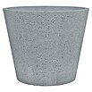 Scheurich Pflanztopf C-Cone (Außenmaß (Ø x H): 38,6 x 33,2 cm, Kunststoff, Betongrau) | BAUHAUS