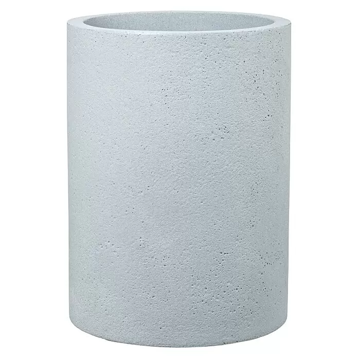 Scheurich Riva Pflanzsäule rundAußenmaß (Ø x H): 38,5 x 53,4 cm, Kunststoff, Betongrau