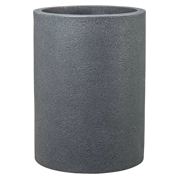 Scheurich Riva Pflanzsäule rundAußenmaß (Ø x H): 38,5 x 53,4 cm, Kunststoff, Granitschwarz