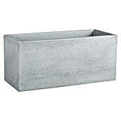 Scheurich Pflanzkasten C-Cube (Außenmaß (L x B x H): 58,5 x 25 x 26,5 cm, Kunststoff, Grau) | BAUHAUS