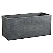 Scheurich Pflanzkasten C-Cube (Außenmaß (L x B x H): 58,5 x 25 x 26,5 cm, Kunststoff, Schwarz) | BAUHAUS