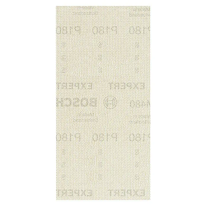 Bosch Expert Disco de lijado M480 - An x L: 93 x 186 mm, Grano: 180 mm - Detalle de papel de lija P180, ideal para lijar madera y metal. Alta calidad para resultados precisos en tus proyectos.