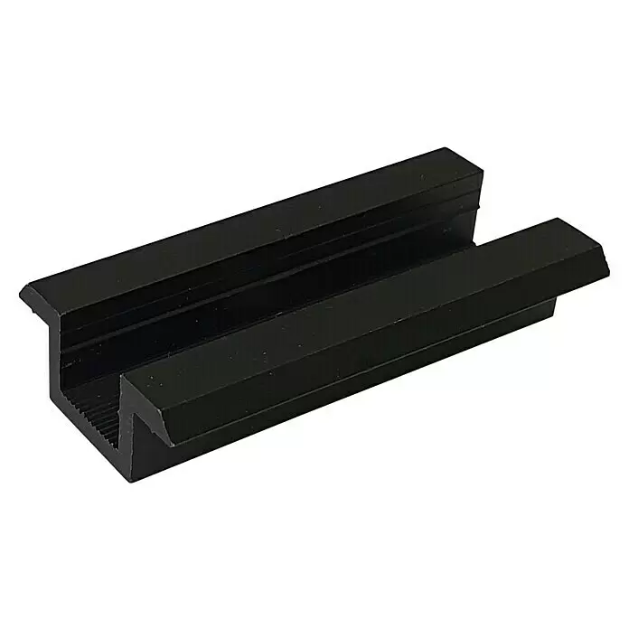 Absaar Befestigungsklemme - Schwarz, Länge: 70 mm - Diagonale Ansicht