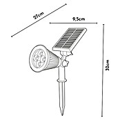 Artesolar Foco solar Corvus (Sensor de luz, Altura: 32 cm)