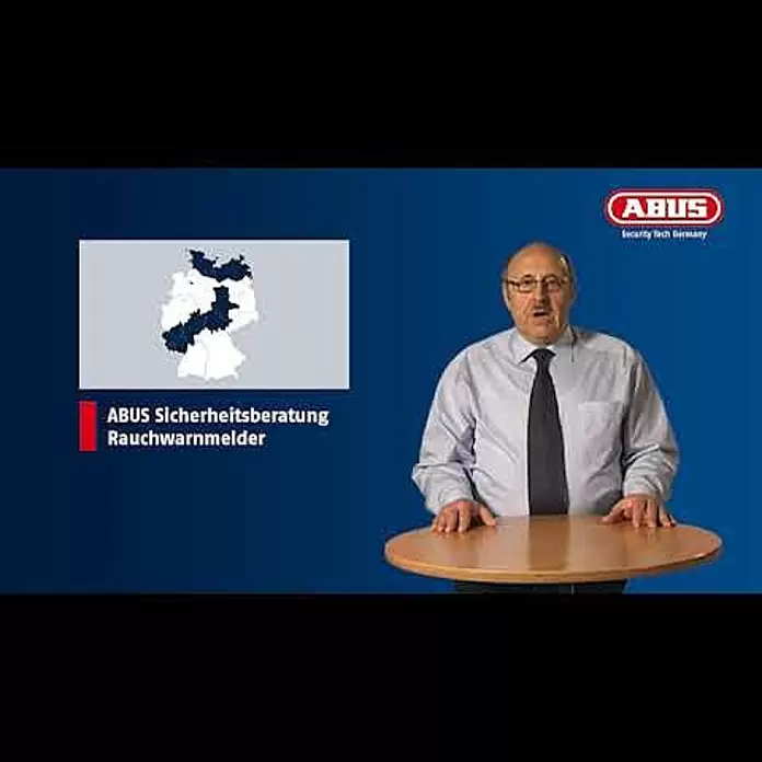 Abus Funk-Rauch-Wärmewarnmelder RWM 450 - Durchmesser: 10,5 cm, Batterielaufzeit: 12 Jahre - Rauchwarnmelder