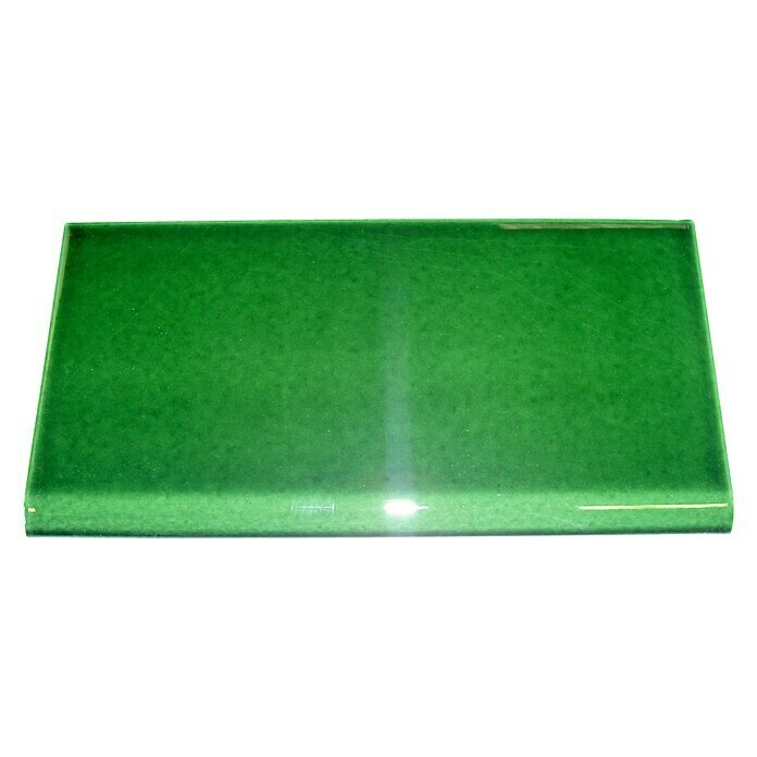 Baldosa decorativa Vierteaguas  (14 x 28 cm, Verde claro)