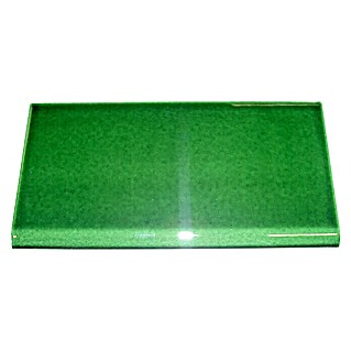 Baldosa decorativa Vierteaguas (14 x 28 cm, Verde Cristal)