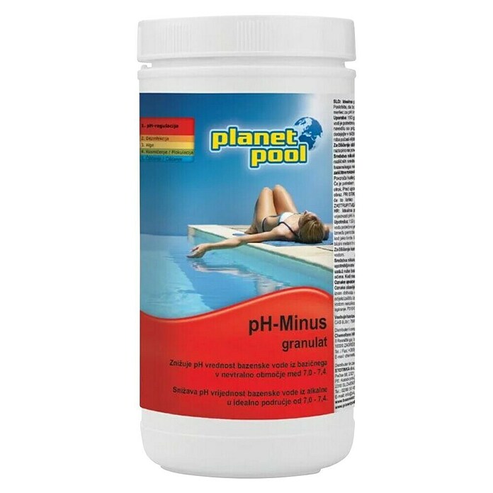 Planet Pool pH minus granulat  (1,5 kg) | 8325 - Poolchemie | ICIC - Pools / Whirlpools Zubehör | ICI - Pools & Zubehör | IC - Freizeit im Garten | I - Stadtgarten | BAUHAUS