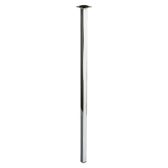 Rei MöbelfußL x B x H: 25 x 25 x 800 mm, Stahl, Silber