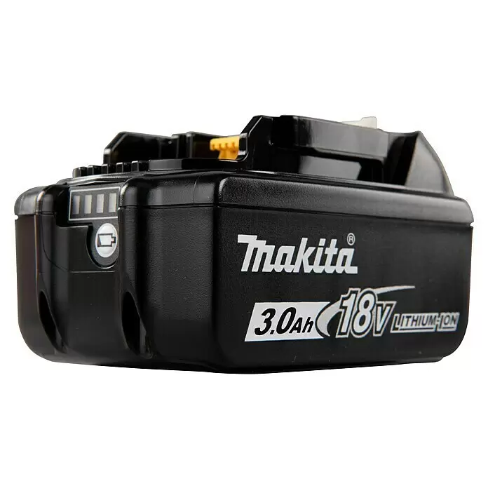 Makita LXT 18V Batería BL1830B - 18 V, 3 Ah - Batería negra Makita 18V 3.0Ah de iones de litio para herramientas eléctricas con indicador de carga.