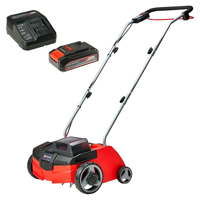 Einhell Power X-Change 18V Maschinenpaket (Akku-Vertikutierer GC-SC 36/31 Li-Solo + Starter-Kit (-50%)) | BAUHAUS