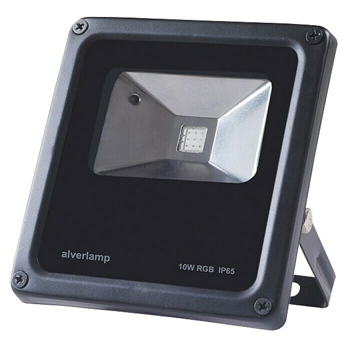 Alverlamp Proyector de LED LPRO20RGB (Negro, Mando a distancia, 20 W, IP65)