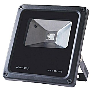 Alverlamp Proyector LED LPRO20RGB (Negro, Mando a distancia, 20 W, IP65)