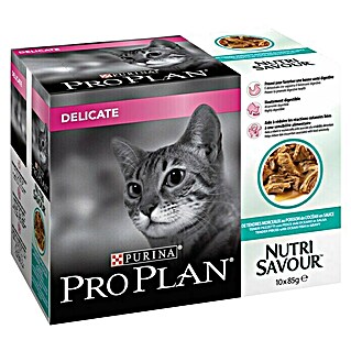 Pro Plan Natvoer voor katten Delicante Nutrisavour is (85 g, Volledig voer)