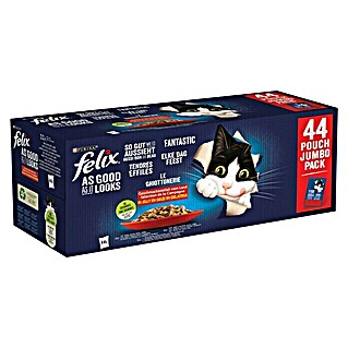 Felix Natvoer voor katten Elke Dag Feest Jumno Pack Fantastic (85 g, Volledig voer)